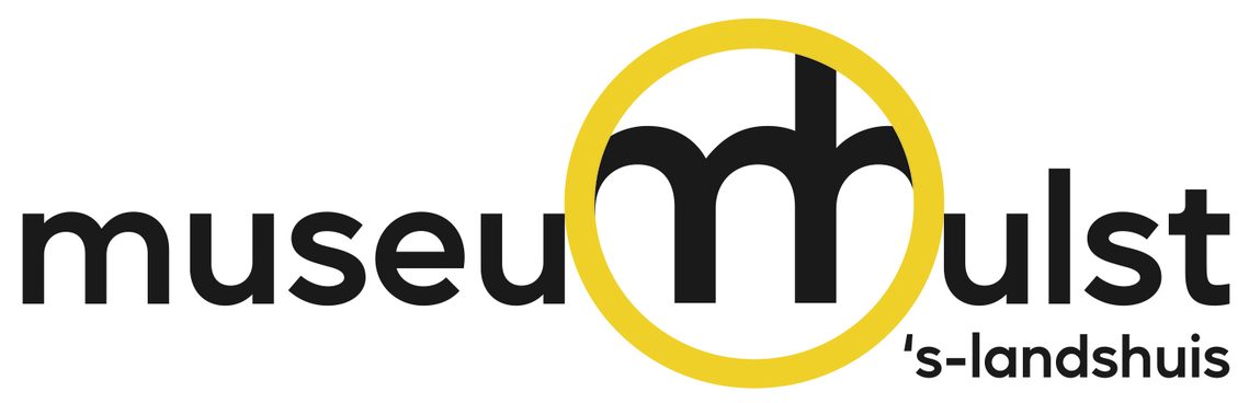Logo Museum Hulst grijs-geel